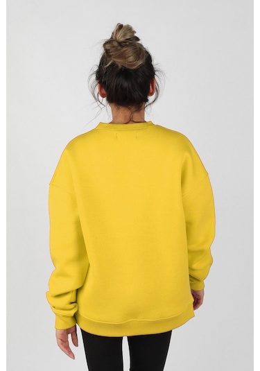 Kadın Sıfır Yaka Sweatshirt 001