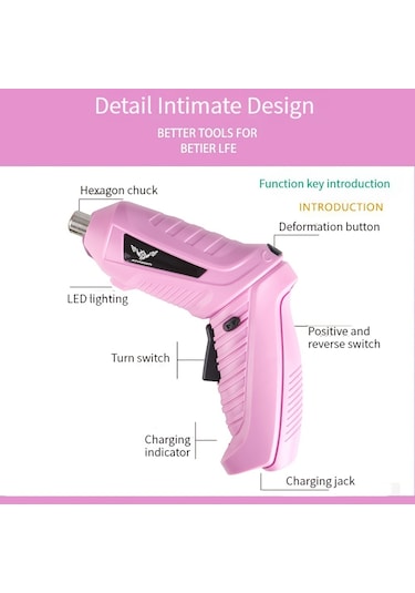 Tcherchi LY22219 Elektrikli Şarj Edilebilir Akülü Tornavida