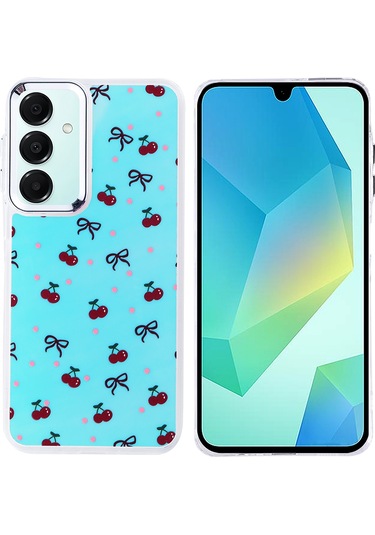 Mobilefix Galaxy Uyumlu A26 Kılıf Airbag Tasarımlı Mbfx Hadra Kapak - Kiraz Kiraz