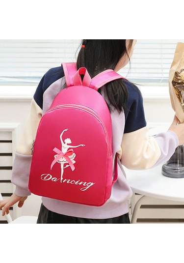 Suntek Bale Dans Sırt Çantası Sevimli Çocuk Seyahatleri İçin Gül Kırmızısı