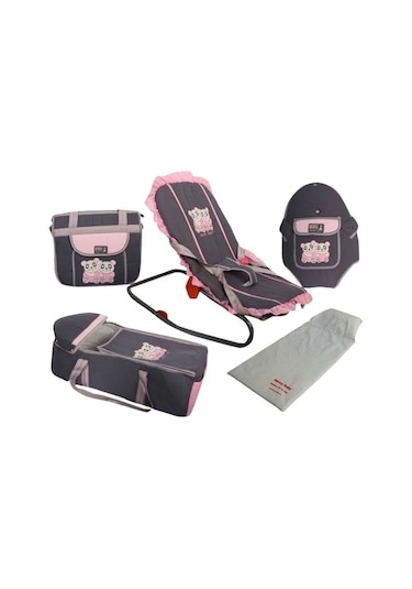 Nenny Baby Portbebe + Çanta + Kanguru + Alt Açma Bezi + Anadizi Set 5'li