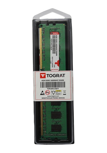 Tograt TGR16N11S8/4 4 GB DDR3 1600 MHz CL11 Ram (Sadece AMD İşlemcilerle Uyumlu)