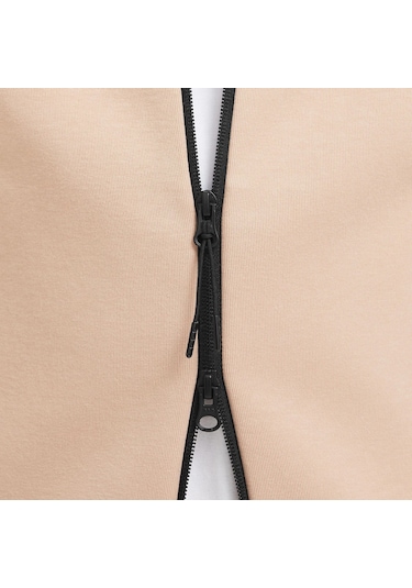 Nike Sportswear Tech Fleece Erkek Bej Sweatshirt Reflektörlü Bej