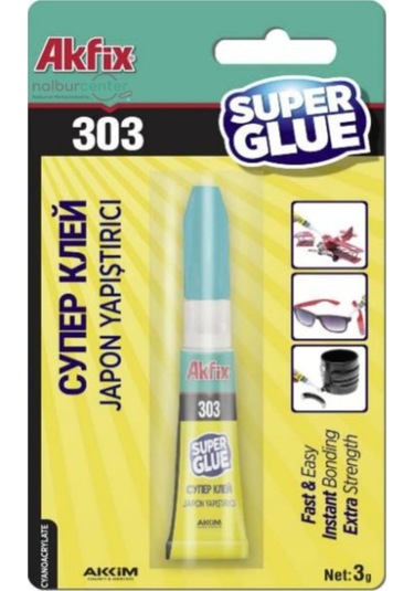 Akfix Süper Japon Yapıştırıcı 3 Gr 303