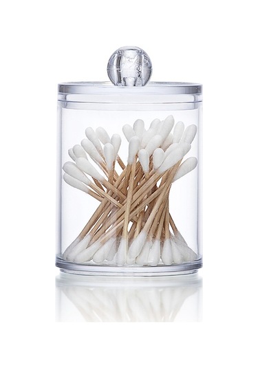 Ulzyvf 2 Katmanlı Akrilik Kozmetik Saklama Kutusu - Ruj, Pamuk Ped Ve Çubuklar İçin Diğer