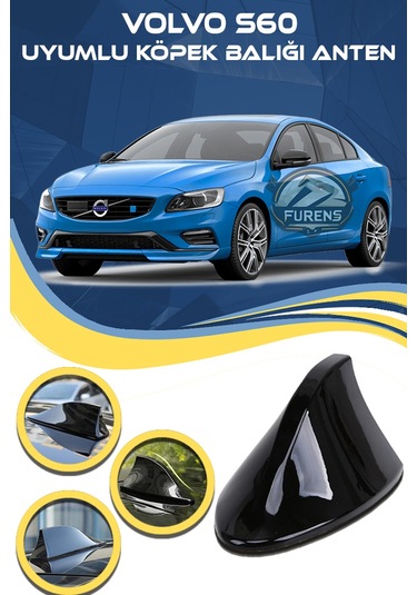 Volvo S60 Uyumlu Oto Balık Sırtı Anten Elektrikli Köpekbalığı Balina Tavan Anten
