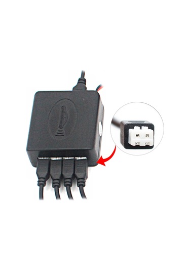 Kablosuz Park Sensörü Kiti Lcd Ekran 4 Radar Sensörü 65db Buzzer