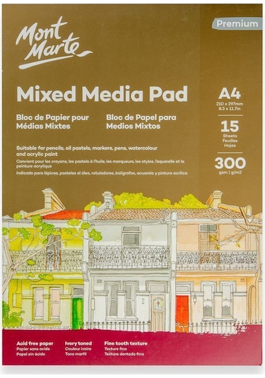 Mm Karışık Media Ped Premium 300gr A4 15 Sayfa