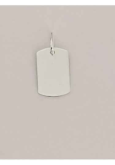 Omar Silver Asker Künye Kolye Ucu Orta Boy (504191800)