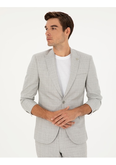 Pierre Cardin Erkek Gri Takım Elbise 50285291-vr024 Gri