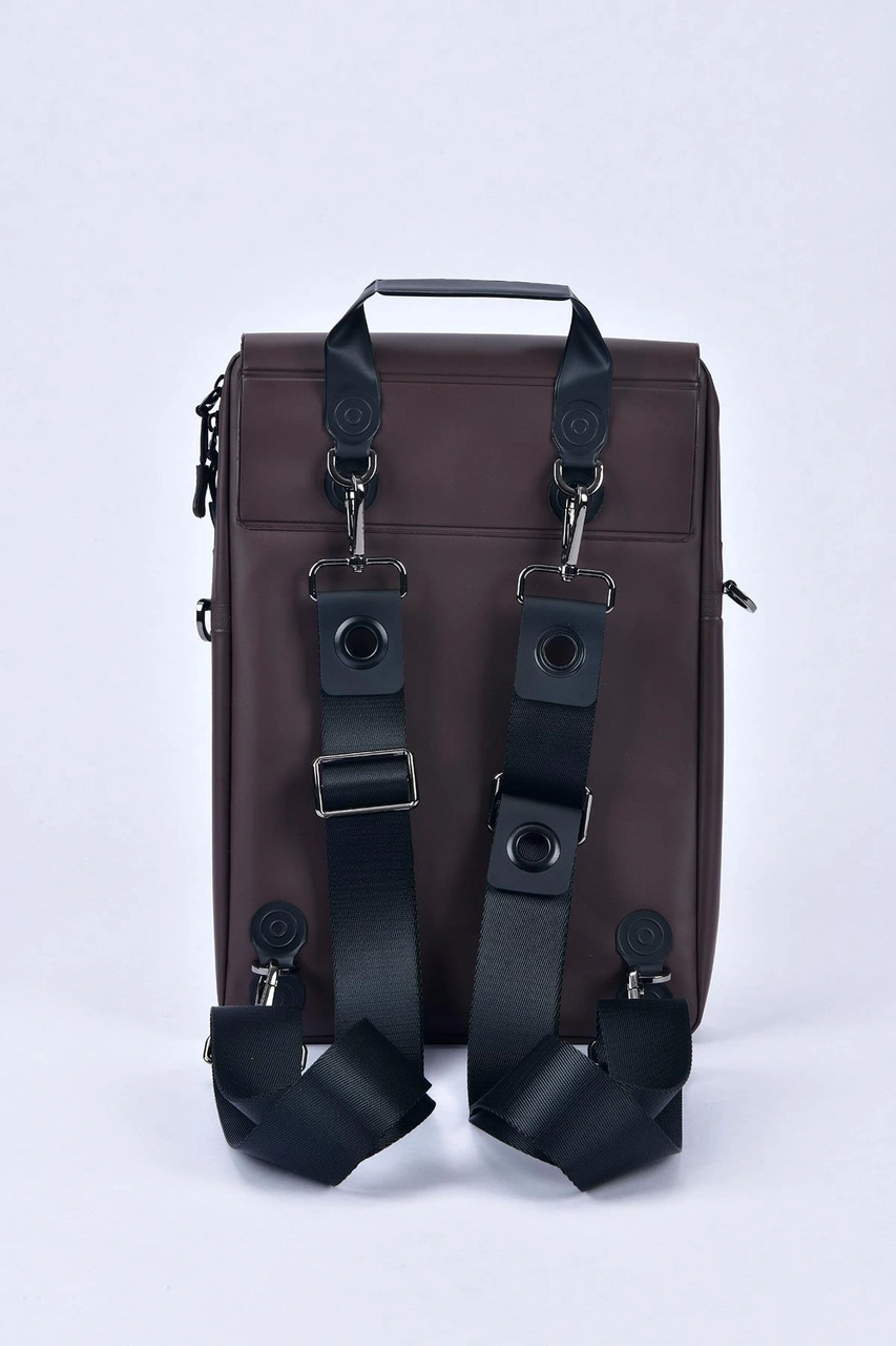 Mocha Kahverengi Dock Structured Sırt Çantası Çok Renkli