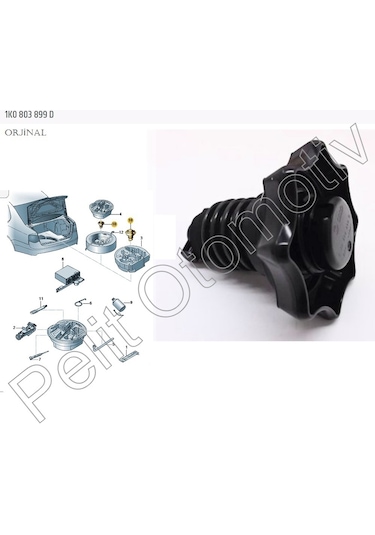 Passat Stepne Sabitleme Civatası 1K0803899D 1T0803899