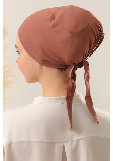 Melodi Scarf Dikişli Bone Tarçın Tarçın