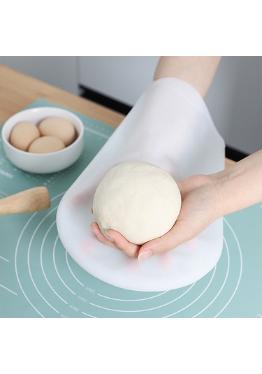 Yapışmaz Hamur Karıştırıcı Çantası Yeniden Kullanılabilir Silikon Yoğurma Hamur Çantaları Ekmek Hamuru Pizza İçin Zehirsiz Çok Fonksiyonlu Pişirme Aleti Çantası Gıda Saklama Çantası Diğer