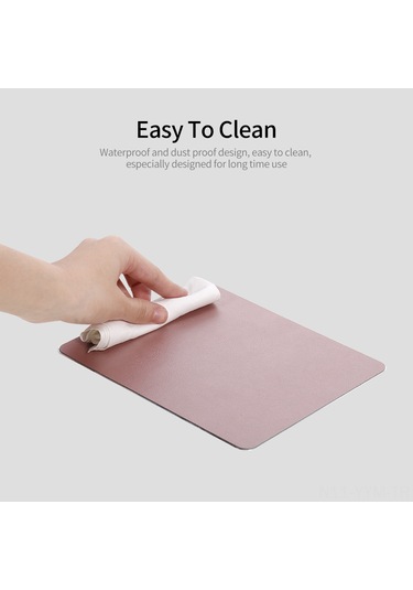 Geeksen Küçük Boy Alüminyum Oyun Ve Ofis Pedi - Çift Taraflı Pu+pvc - 198x160mm Kırmızı