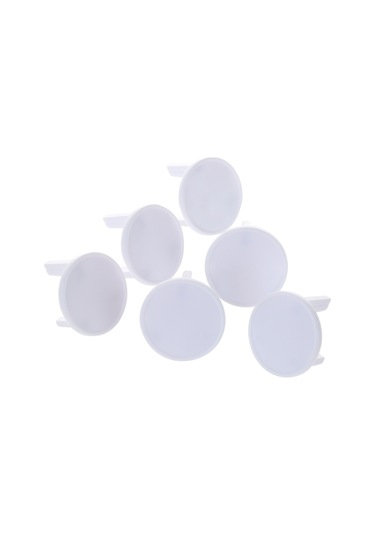 Monyee 6 Adet İngiliz Tipi Beyaz Çocuk Elektrik Prizi Koruyucu Kapağı - Şok Engeli, Güvenli Ev