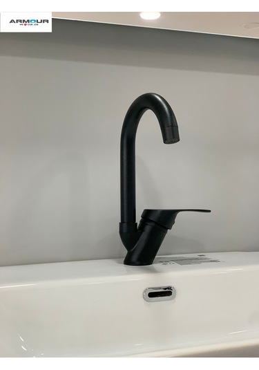 Armour Armatür Lavabo Bataryası Siyah