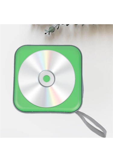 Suntek Cd Kutusu Dvd Saklama Taşıma Çantası Medya Yeşil
