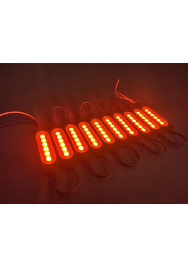 Replax Parmak Cob Led Turuncu 12 Volt Su Geçirmez 10,lu 3m Bantlı