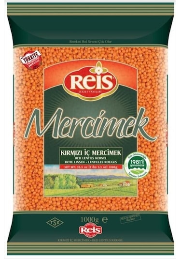Reis Kırmızı Mercimek 1 KG