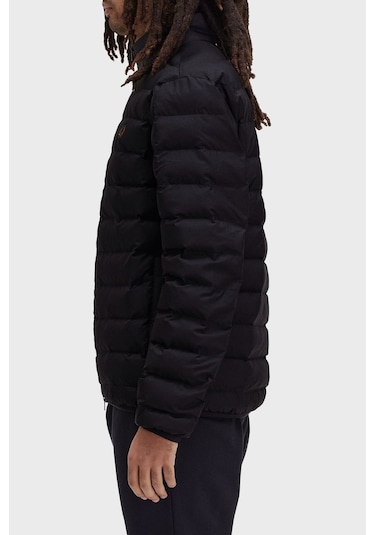 Fred Perry J4564 Insulated Erkek Mont Siyah