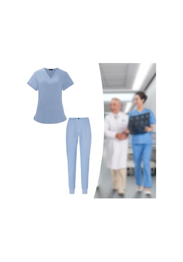 Suntek Kadın Hemşirelik Üniformaları Fırçalama Seti Xxl