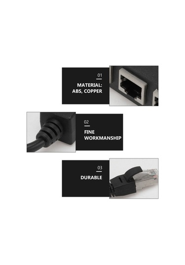 Ebitda Rj45 Ağ Adaptörü, Ethernet Ağ Dönüştürücü, 1-4 Rj45, Kablosuz Cihazlar İçin