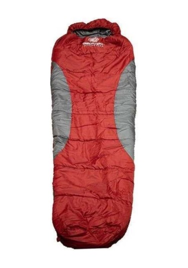 Dft Mumya 220x80x55cm Kırmızı -5 Derece Uyku Tulum Siyah