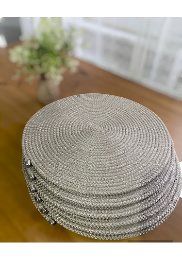 Kordon İpten 6lı Supla Takımı Krem