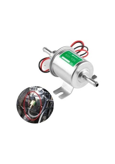 Novahub Universal Araç 12v Low-pressure Electric Fuel Pump, Inline, Gümüş
