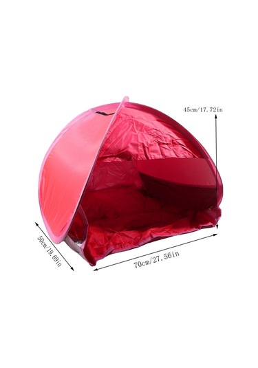 Yaratıcı Açık Hava Mini Güneş Barınakları Kamp Açılır Güneş Gölgelik Baş Ve Yüz Çadırı Plaj Pikniği İçin Mavi