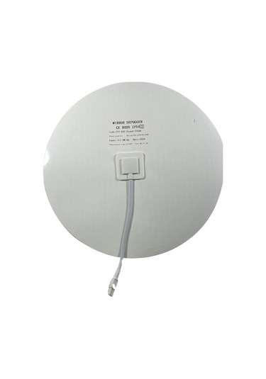 220v Ayna Arkası Bugu Çözücü - Bugu Önleyici Yuvarlak 30cm Çap Renkli Aydınlatma