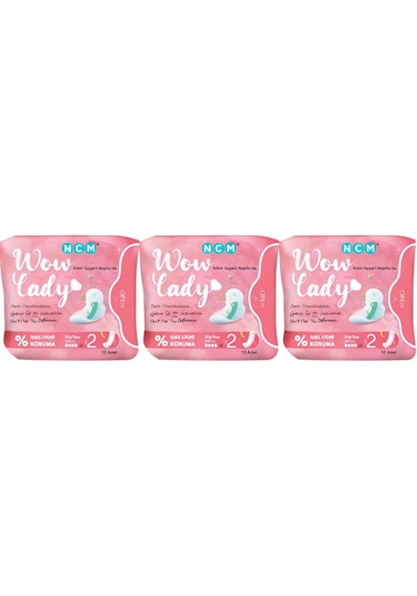 Wow Lady Gündüz Ped Set 3 x 10'u