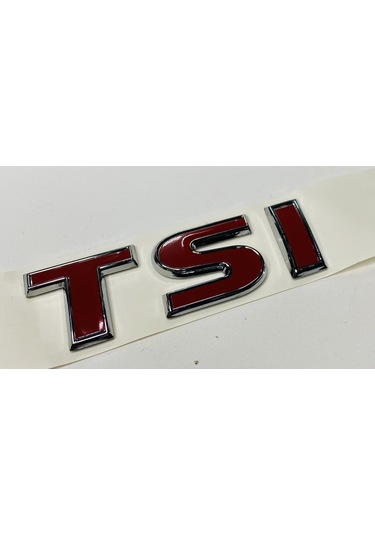 Vw Tiguan 2012 - 2016 Tsi Üç Kırmızı Arka Bagaj Yazısı