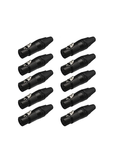 Losen La1031-2 Xlr 3-pin Dişi Siyah Konnektör