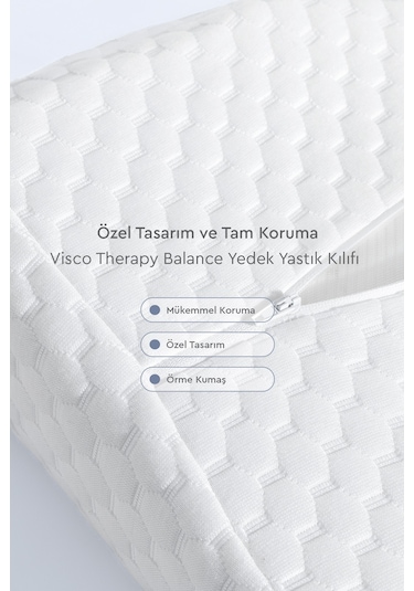 Yataş Bedding Visco Balance Yedek Yastık Kılıfı 34X55 Cm