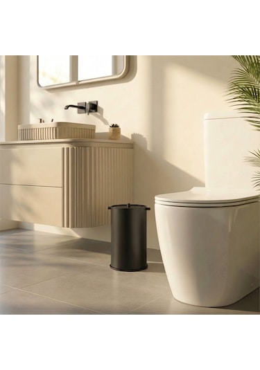 Kobos Nova Çöp Kovası 5l Mat Siyah Kbw-908mb