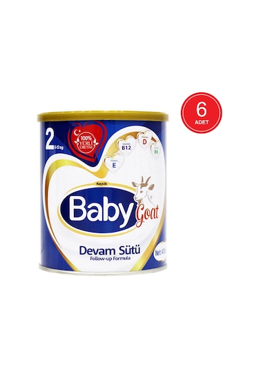 Baby Goat 2 Devam Sütü 400 G 6 Adet