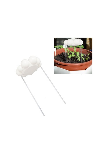 Shineyee Beyaz Bulut Şekilli Bitki Sulama Aleti - Kolay Kullanım, Dekoratif Tasarım, Tüm Bitkilere Uygun, Dış Mekan Ve İç Mekan