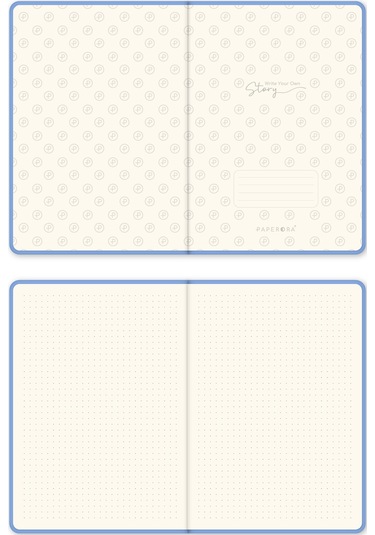 A5 Bullet Journal Noktalı Defter 140 Gr. 80 Yaprak Skylight Mavi