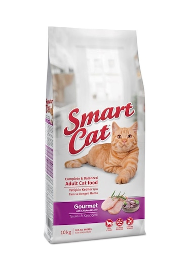Smart Cat Gourmet Gurme Karışık Yetişkin Kedi Maması 10 KG