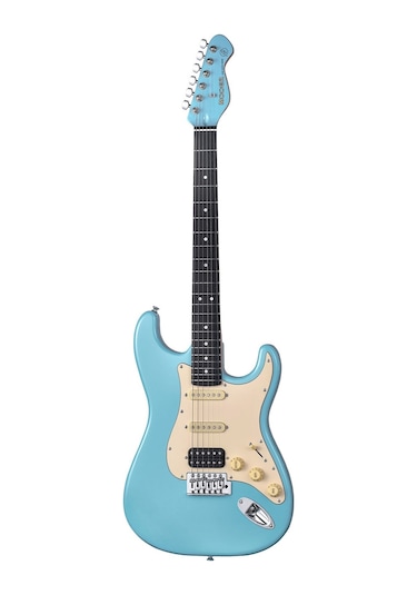Mooer Msc10 Pro Elektro Gitar Daphne Blue