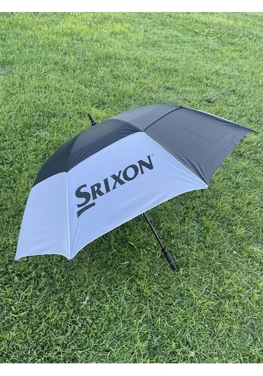 Srixon Çift Gölgelikli Golf Şemsiyesi 135cm Yazılı Çok Renkli