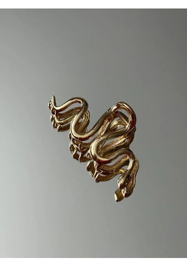 Symbol Metalik Yılan Saç Tokası Ve Klips 161099002 Altın