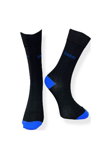 7'li Unısex Haftanın Günleri İşlemeli Esnek Nem Alabilen Pamuklu Spor Soket Çoraplar Çok Renkli