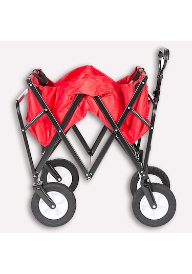 Katlanabilir Taşıma Arabası Plaj Bahçe Alışveriş Katlanır Araba