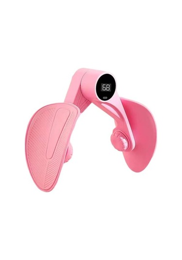 Pelvik Taban Eğitmeni Ayarlanabilir Kaymaz 360 Derece Dönebilen Uyluk Eğitmeni İç Bacak Kas Çalıştırıcı Fitness Ekipmanları Pembe