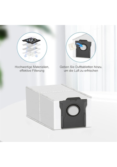 Xurunkeji Dreame X50 Ultra Komple Robot Süpürge İçin Aksesuar Seti, Ana Fırçalar, Filtreler, Toz Torbaları, Paspas Pedleri, Yan Fırçalar Xurunkeji Dreame X50 Ultra Komple Robot Süpürge İçin Aksesuar Seti, Ana Fırçalar, Filtreler, Toz Torbaları, Paspas Pedleri, Yan Fırçalar