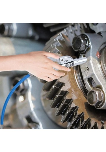 12000psı Yüksek Basınçlı Gres Çoğaltıcı Memesi Hortum Pompası Şırınga Gres 1pcs Hose