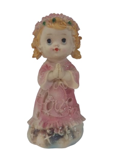Melek Biblo Pembe 3 Polyester 18 Cm